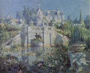 Colin Campbell Cooper A California Water Garden at Redlands Spain oil painting artist